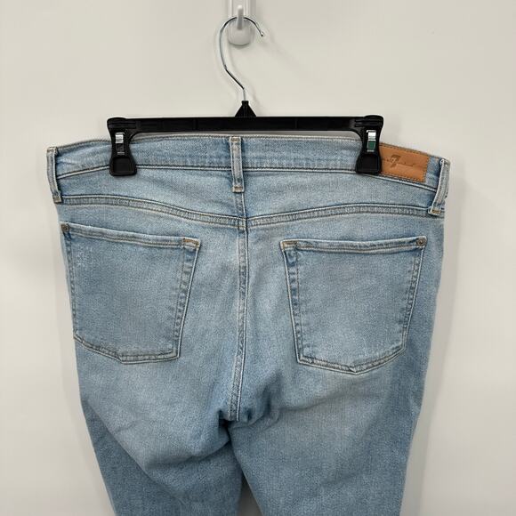 7 FOR ALL MANKIND Josefina Straight Leg Denim Jean 7U372720 // 30 - Picture 10 of 15